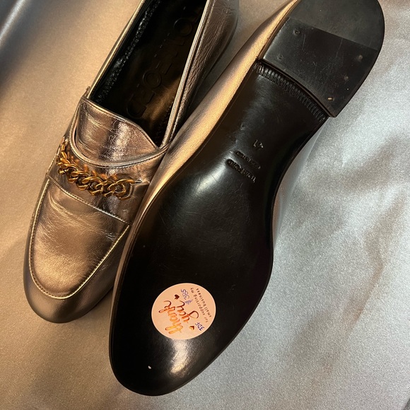 TOM FORD metallic leather loafers. - Picture 3 of 3
